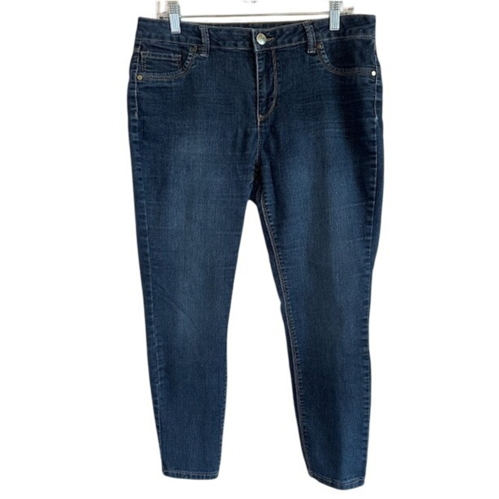 D. Jeans Women's Dark Wash High Rise Stretch Ankle Jeans‎ 12